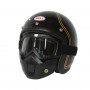 Maschera con occhiali per casco jet Mad Mask