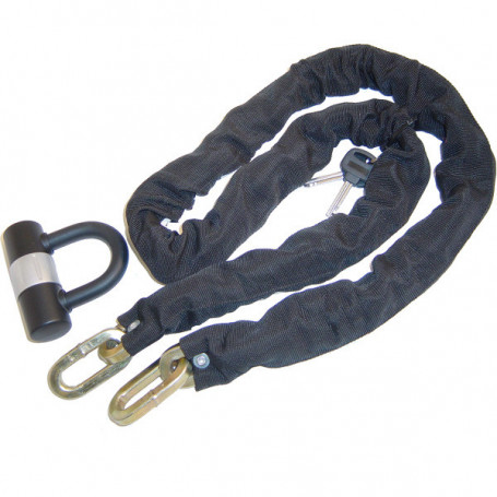 CHAINE ANTIVOL MOTO ET SCOOTER EN ACIER 150 cm x 10mm OKYAMI