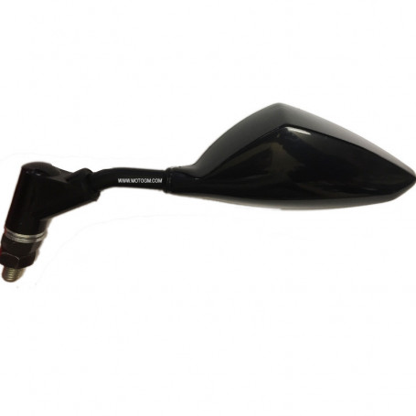 ORION MIRROR formula 2004 NAKED LEFT glossy BLACK PITCH M10 X 1,25 not homologated