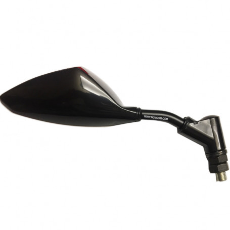 Specchio da manubrio destro nero lucido Naked Orion Formula 2004 M10X1,25