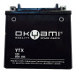 OKYAMI BATTERY YTX14L-BS Harley Davidson Sporter 883-1200 04-, Buell XB9R, XB12R, XB12S 12V 12 Ah whit acid