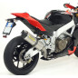 Terminal Arrow Race-Tech Homologado Titanio para Aprilia RSV4