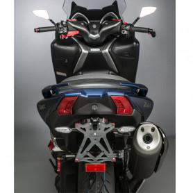 Portatarga Yamaha TMA 530 17- regolabile Lightech luce targa e catadiottro