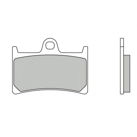 Brembo BRAKE PADS Yamaha TMAX 500 08-11, T MAX 530 15- carbon ceramic 07077