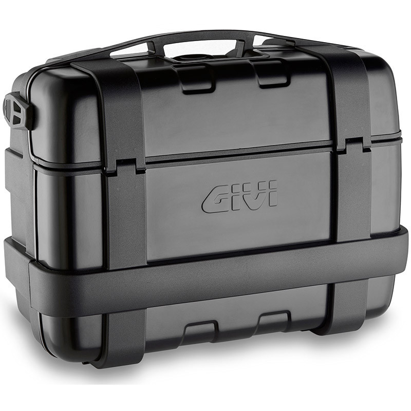 Seitenkoffer Givi Trekker Outback TRK33B cover Aluminium nera monokey 33 Litri