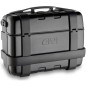 Maletas laterales Givi Trekker Outback TRK33B cover aluminio nera monokey 33 Litri