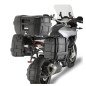 VALISE LATERALE Givi Trekker Outback TRK33B cover alu noire monokey 33 Litres