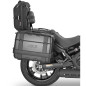 Seitenkoffer Givi Trekker Outback TRK33B cover Aluminium nera monokey 33 Litri