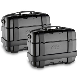 Seitenkoffer Givi Trekker Outback TRK33B cover Aluminium schwarze mo… | MotoGM