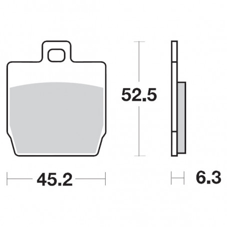 Pastiglie freno posteriore nitro, aerox 50, anteriore Stunt 50