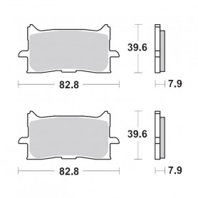 Pastillas de freno delanteros sinterizzate Braking Honda Africa … | MotoGM