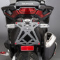Portamatrículas regulable Honda X-ADV Lightech con luz matrícula y catadiottro KTARHO115
