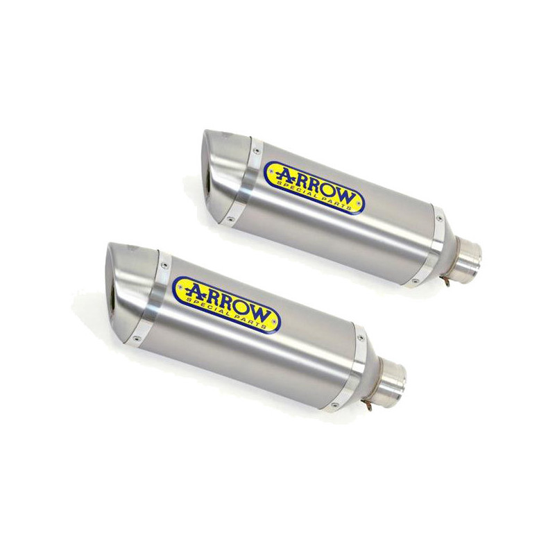 Endschalldämpfer Arrow Thunder Homologiert Aluminium für Ducati Monster 696/1100