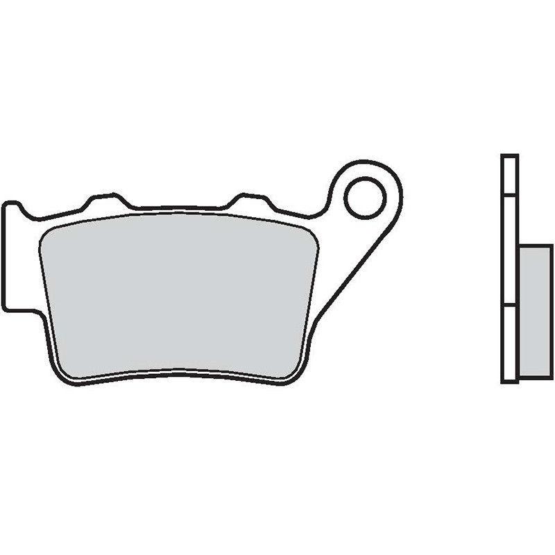 Bremsbelag Brembo genuine parts hinten sinterizzata (1 Paar für 1 Scheibe 07BB0258