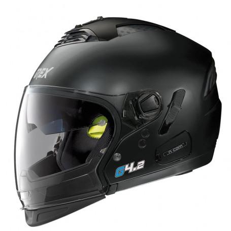 Casco Grex G4.2 Pro Kinetic N-com negro opaco | MotoGM