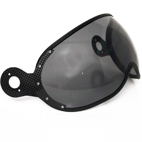 MOMO DESIGN Visor dark smoke for new model Momo Fighter, Fighter classic, Avio