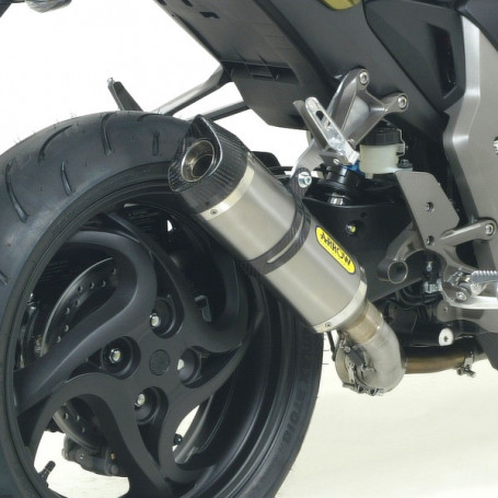 Silencers Arrow Thunder Street legal Slip-on Titanium for Honda CB 1000 R 08-