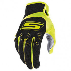 Guante Cross enduro S-Line negro amarillo fluo | MotoGM