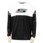 Camiseta cross S-Line blanco negro