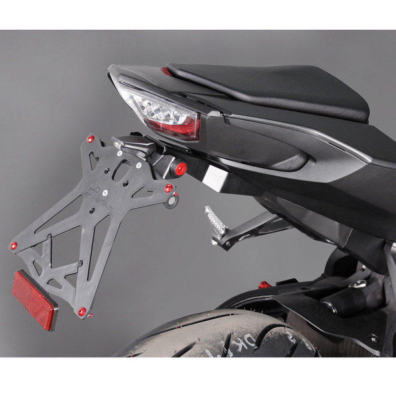 Kennzeichenhalter Lightech für Honda CBR 1000RR 17- mit Licht Kennzeichen und catadiottro