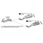 Endschalldämpfer Arrow Thunder Homologiert Titan für Honda FMX 650 05-07