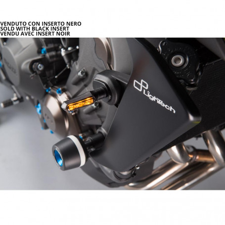 ShiningXX Adatta per Yamaha MT-09 MT09 14-17 in Acciaio Inox Protezione termosifone per Moto
