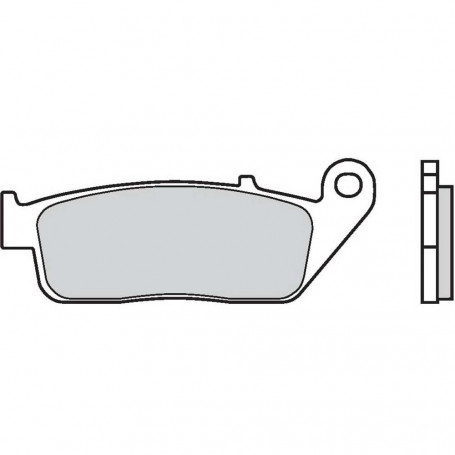 PLAQUETTE DE FREIN MÉTAL FRITTÉ MOTO BREMBO 07HO30LA AVANT