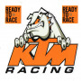 Stickers KTM 10X12 cm (3 pieces)