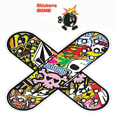 Adhésif autocollant logo pansements 8,5 cm X 8,5 cm (1 pièce)