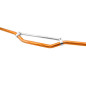Lenker cross enduro 22 mm piega bassa arancio matt