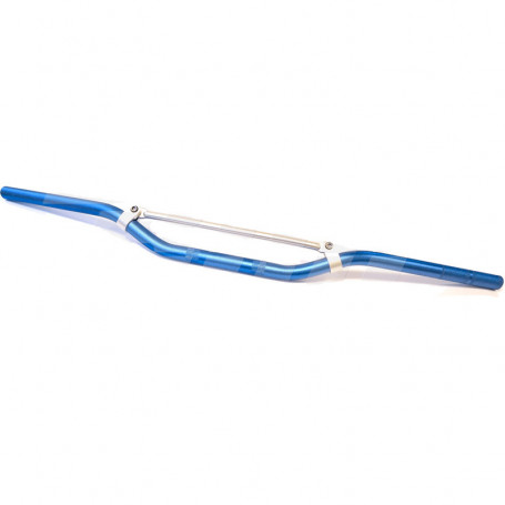 Guidon cross enduro 22 mm bleu matt
