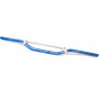Guidon cross enduro 22 mm bleu matt