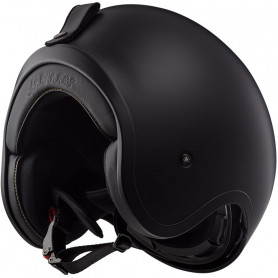 Casco jet LS2 Spitfire OF599 solid negro opaco | MotoGM