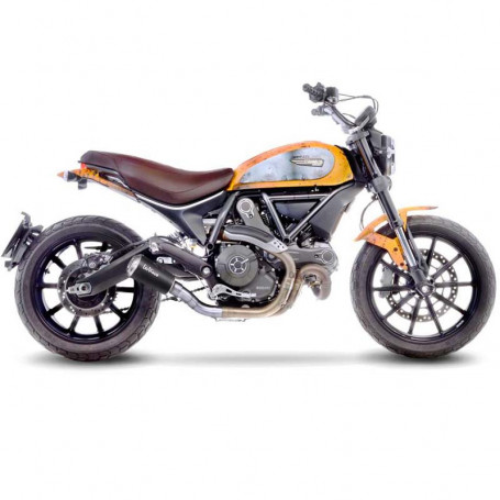 Leovince muffler LV-10 Ducati scrambler 800 racing black edition