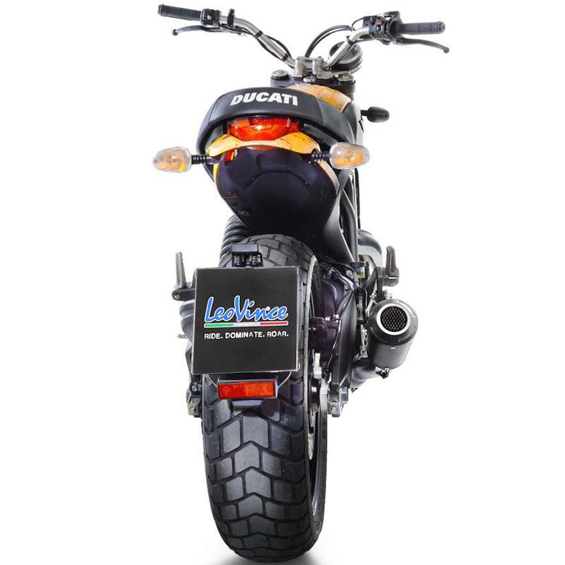 Endschalldämpfer Leovince LV-10 Ducati scrambler 800 Black edition Endschalldämpfer Leovince LV-10 Ducati scrambler 800 Black edition