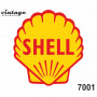 Stickers moto vintage Shell 10x12 cm