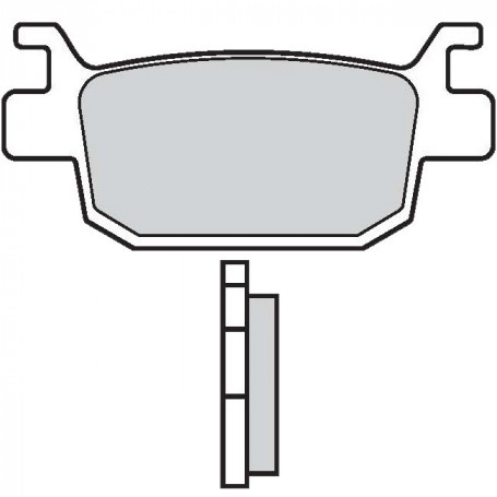 Paquette de frein arriere EBC SFA Honda SH125/150 09-, SH300, Forza/jazz, Benelli TRK 502