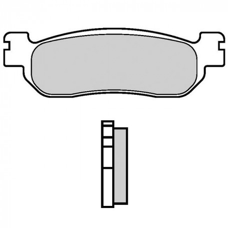 Pastilla de freno trasero EBC SFA275 Yamaha XMAX ABS 125 10-  X … | MotoGM