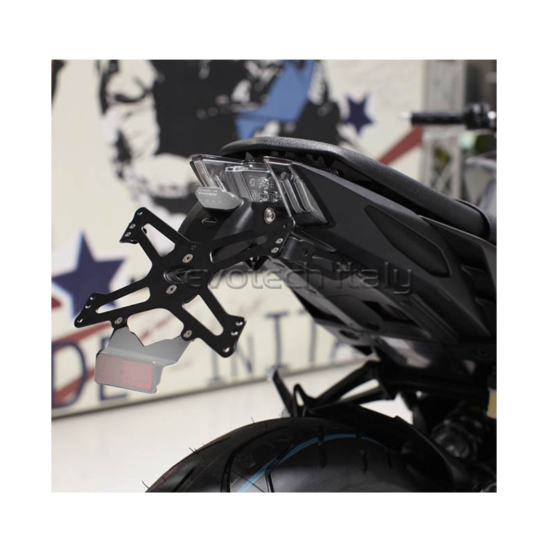 Kennzeichenhalter evotech für Yamaha MT-09 17-18