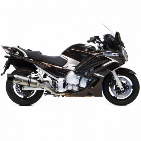 Terminale di scarico Leovince LV One Omologato EVO II Acciaio Inox per Yamaha FJR 1300 i.e. 01-13