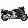Terminale di scarico Leovince LV One Omologato EVO II Acciaio Inox per Yamaha FJR 1300 i.e. 01-13