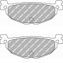 Brake pad rear Ferodo eco friction Yamaha TMAX 500 04-16, Majesty 400 04-07