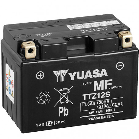 Batterie Yuasa TTZ12S 11 A positiv SX | MotoGM
