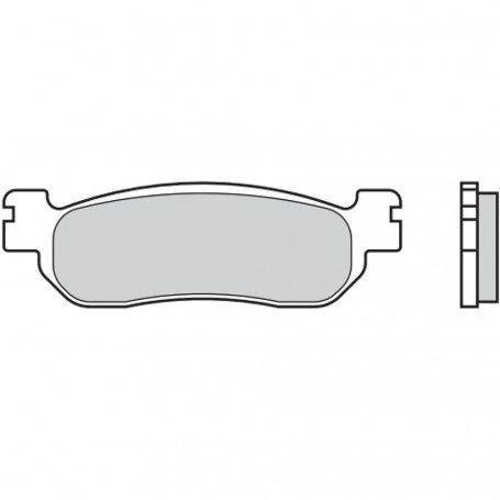 plaquette de frein arriere carbonscoot EBC SFAC275 pour Yamaha X MAX 250 05-13,X-MAX 400 13-16, X-city 250