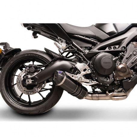 Escape completo homologado Termignoni Relevance Yamaha MT 09 14-19, XSR 900 terminale carbono