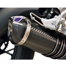 Komplette Auspuffanlage Termignoni Relevance black Yamaha MT 09 14-19, XSR 900
