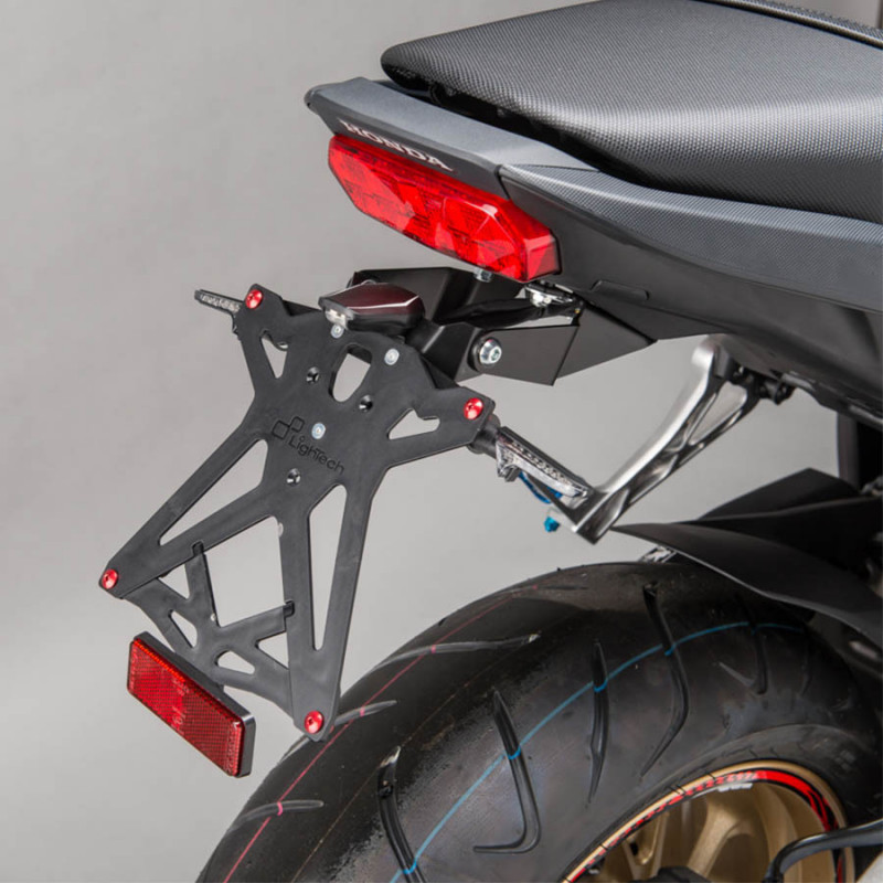 Kennzeichenhalter Lightech Honda CB 650 F 14-17 mit catadiottro und Licht Kennzeichen