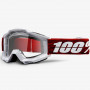 100% MX GOGGLES Accuri Vendome red mirror lens