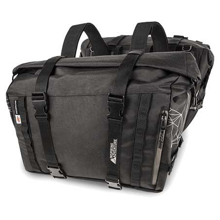 Kappa side bags black RA316BK
