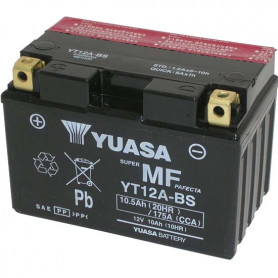 Yuasa Battery YT12A-BS 9,5A, Left polarity | MotoGM